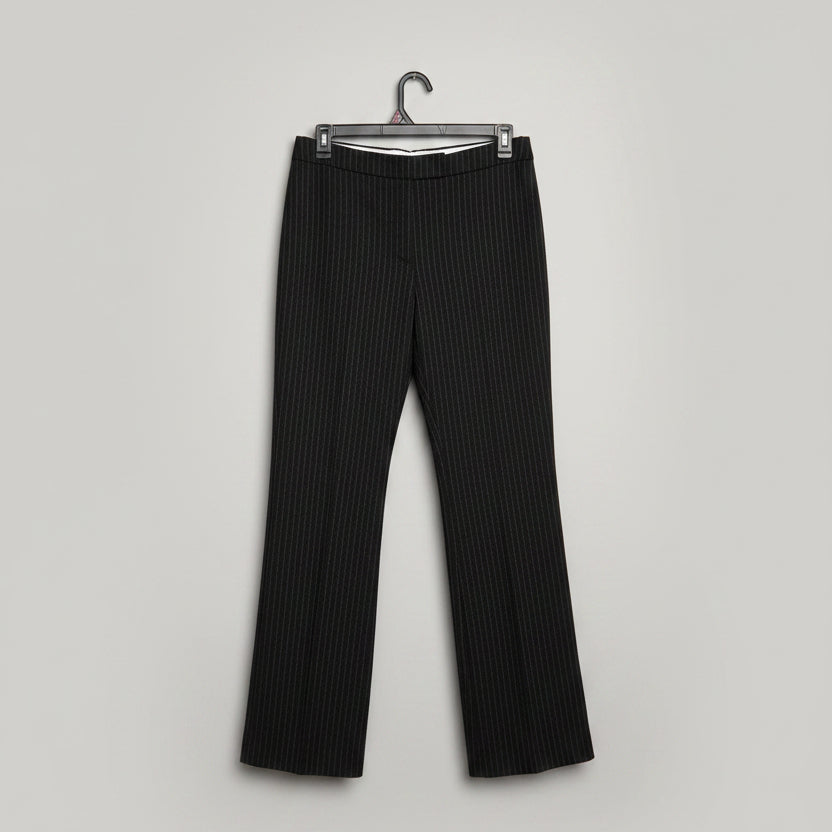 Dress Pants - Anne Klein - Black with White Pin Stripe - Size 8