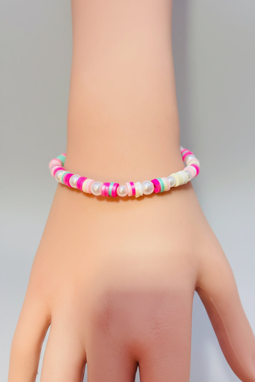 Hand Sanitizer - Frozen Lake - with a Compatible Handmade Beaded Bracelet