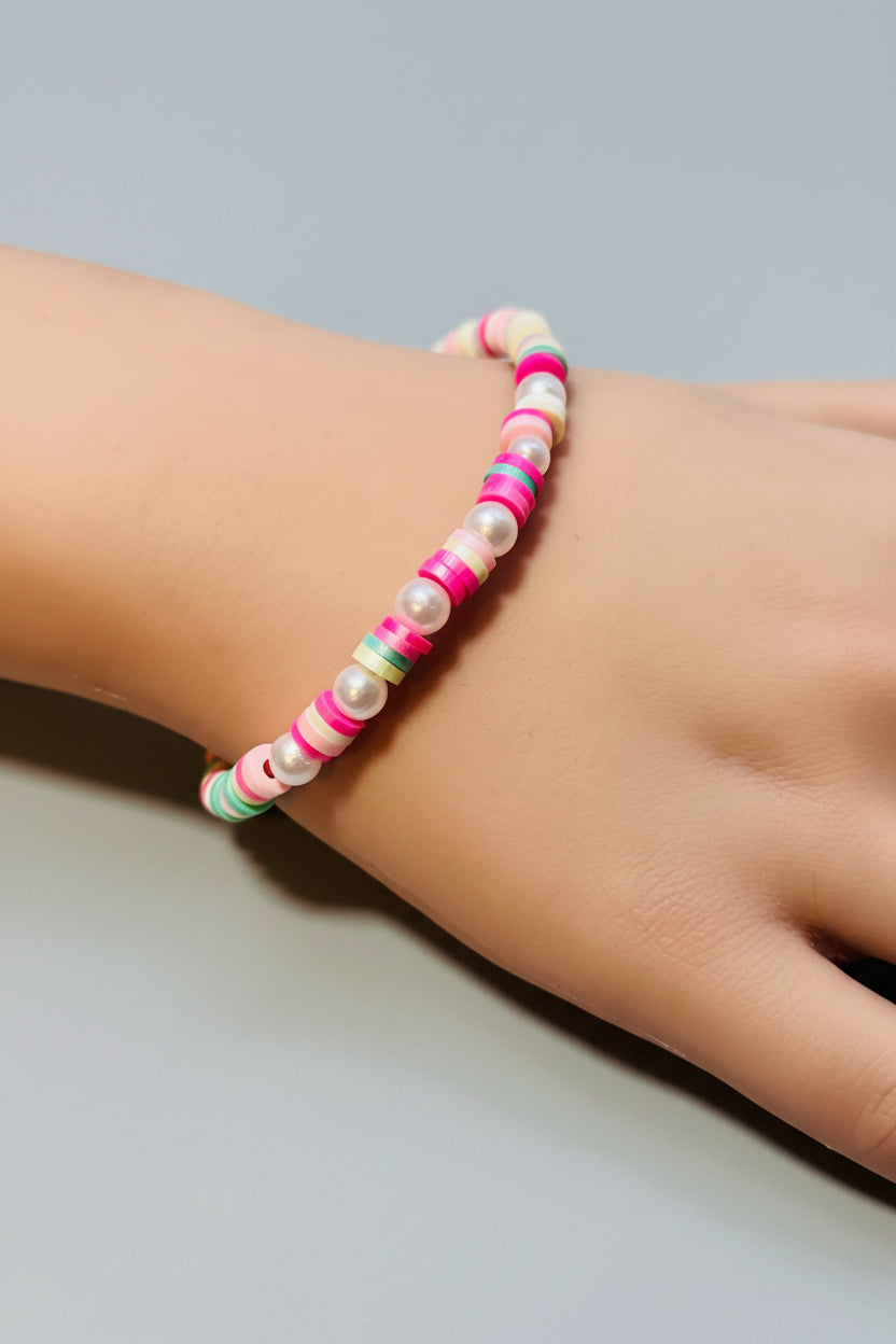 Hand Sanitizer - Frozen Lake - with a Compatible Handmade Beaded Bracelet