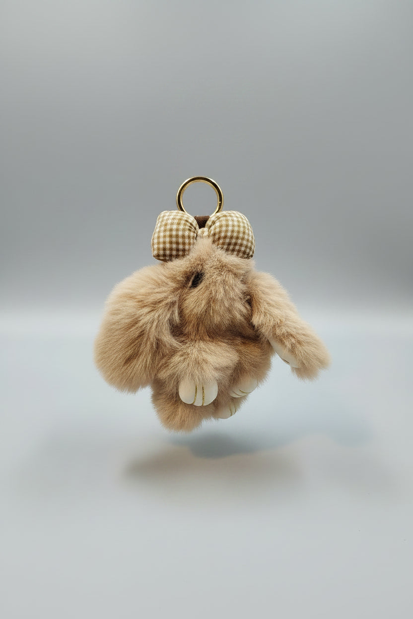 Bunny Bag Clip Set - with Warm Vanilla Sugar Mini Hand Sanitizer