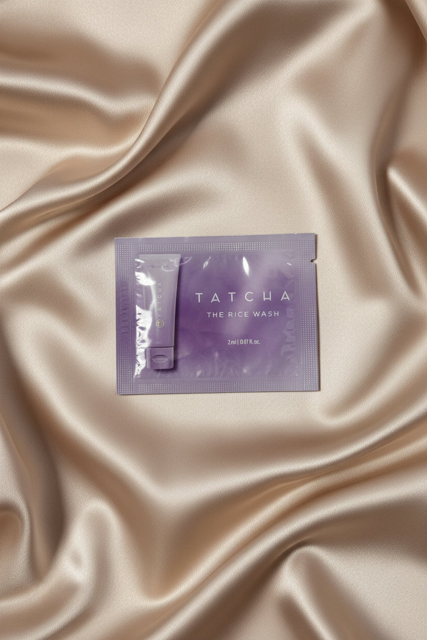 Makeup Set - 3 Piece Set - Grande Mascara Rich Black - Tatcha Face Cleanser - a Delicate Handmade Bracelet