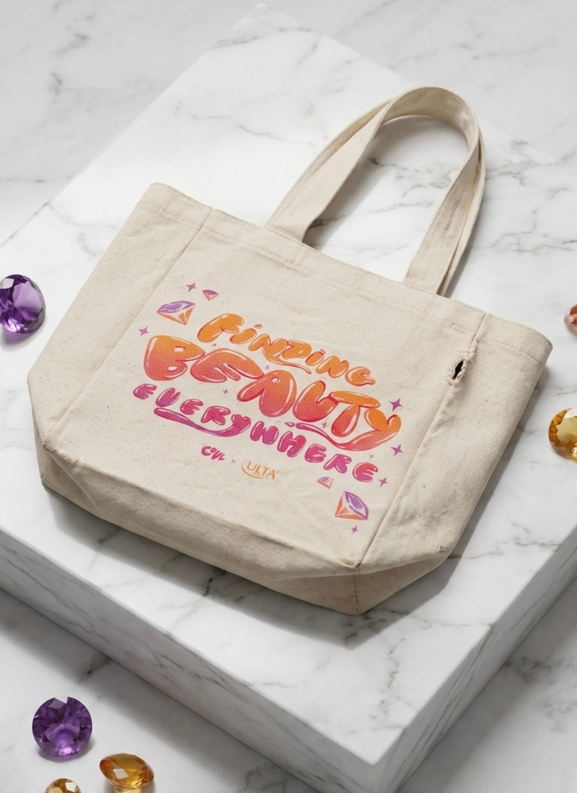 Tote Bag - Ulta Beauty - Finding Beauty Everywhere - Canvas