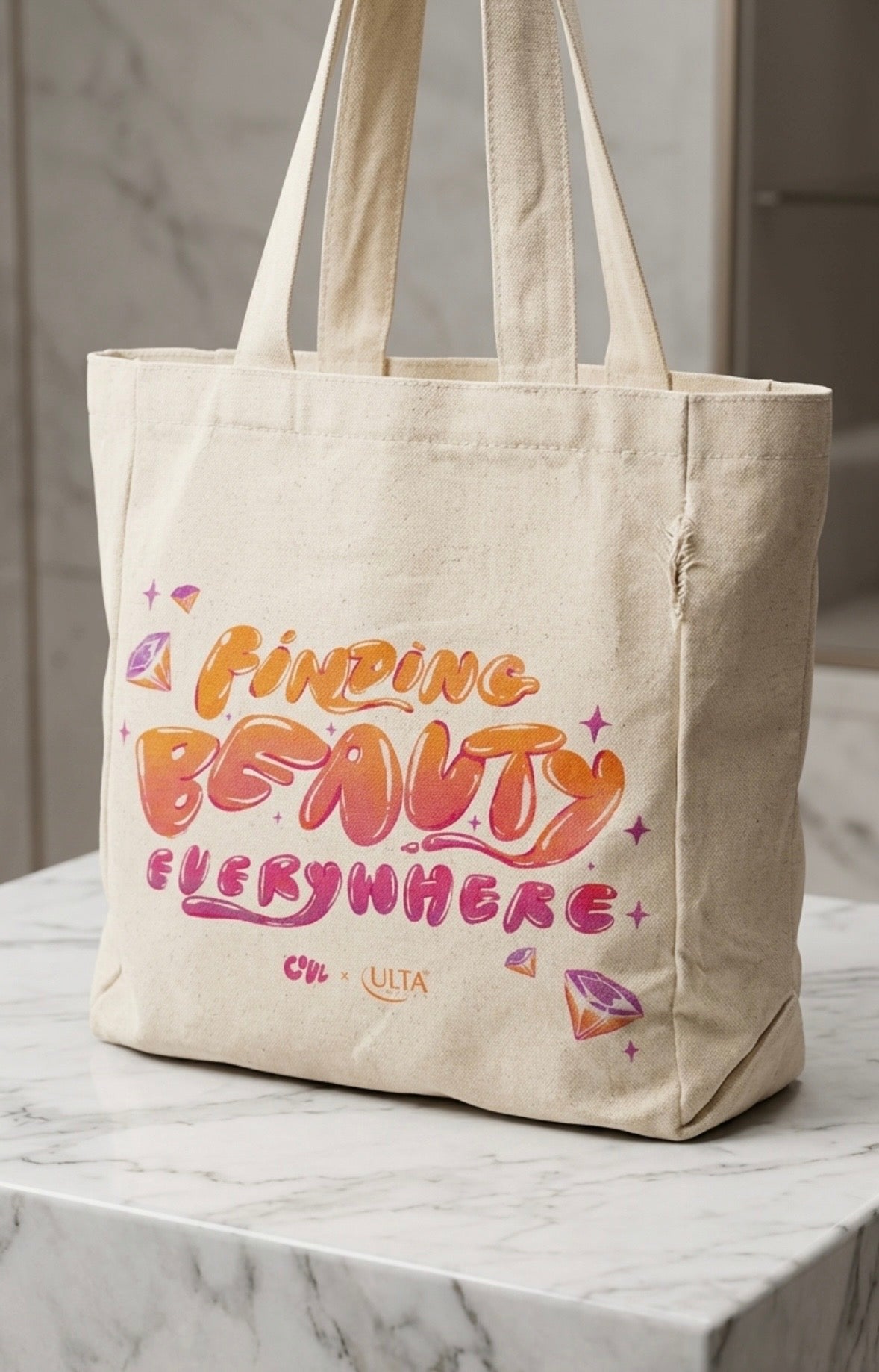 Tote Bag - Ulta Beauty - Finding Beauty Everywhere - Canvas