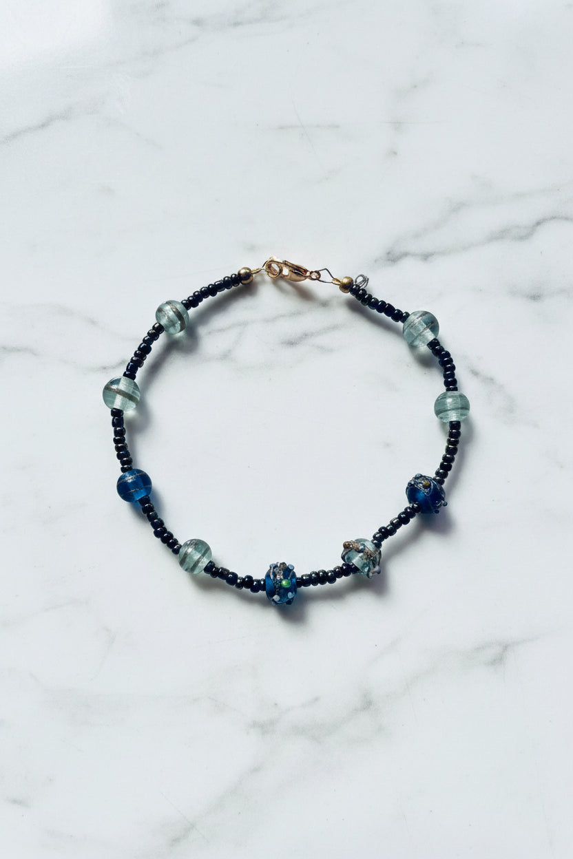 Bracelet - Handmade Beaded - Bonus: Surprise Hair Accessory Included