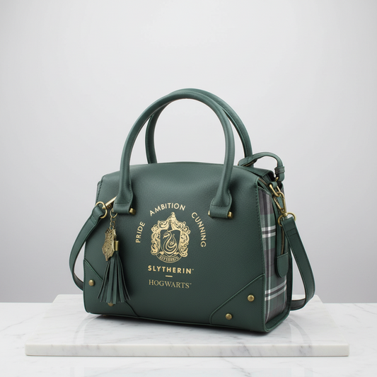 Handbag - Harry Potter - Slytherin - Green and Plaid