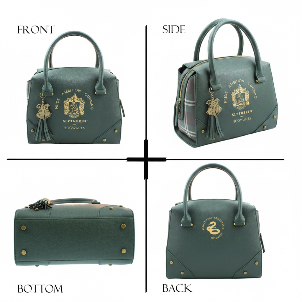Handbag - Harry Potter - Slytherin - Green and Plaid