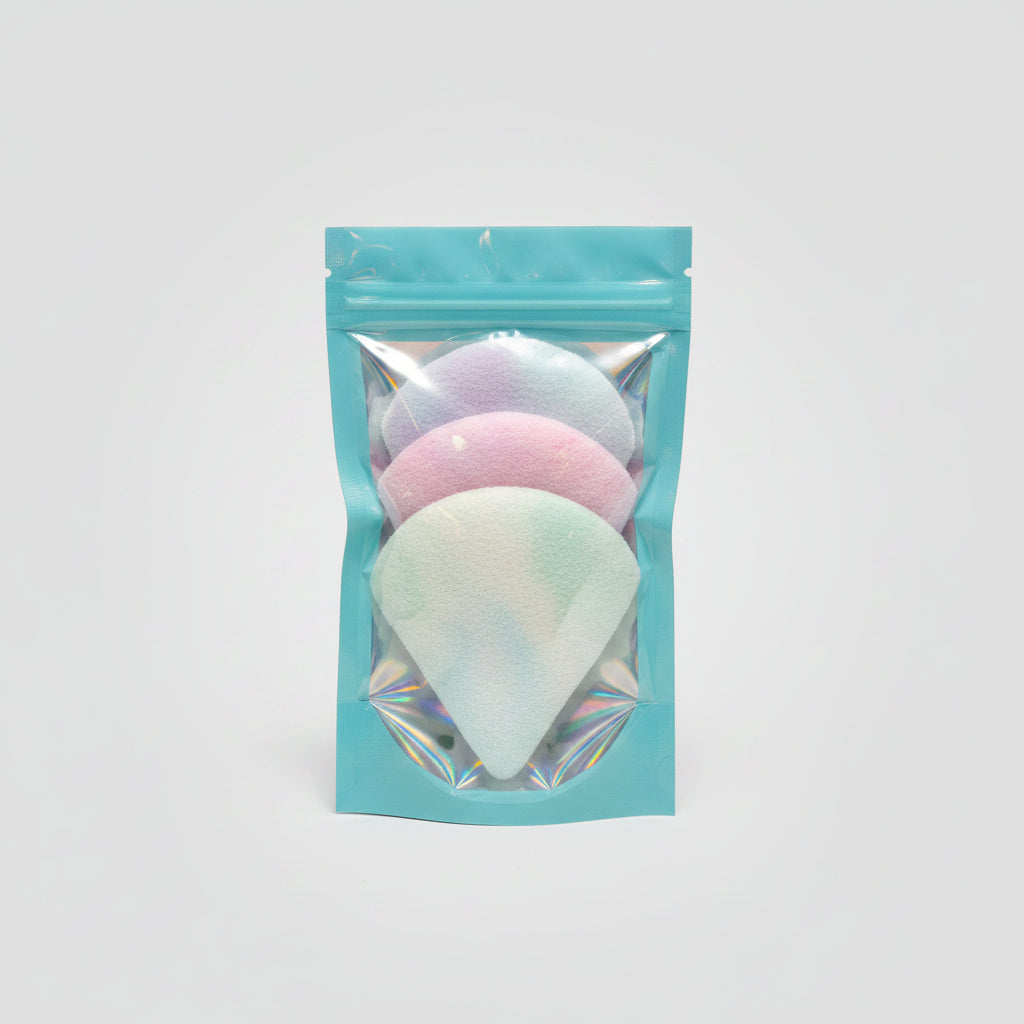 Makeup Sponges - Pastel Rainbow Triangles - Sets of 3