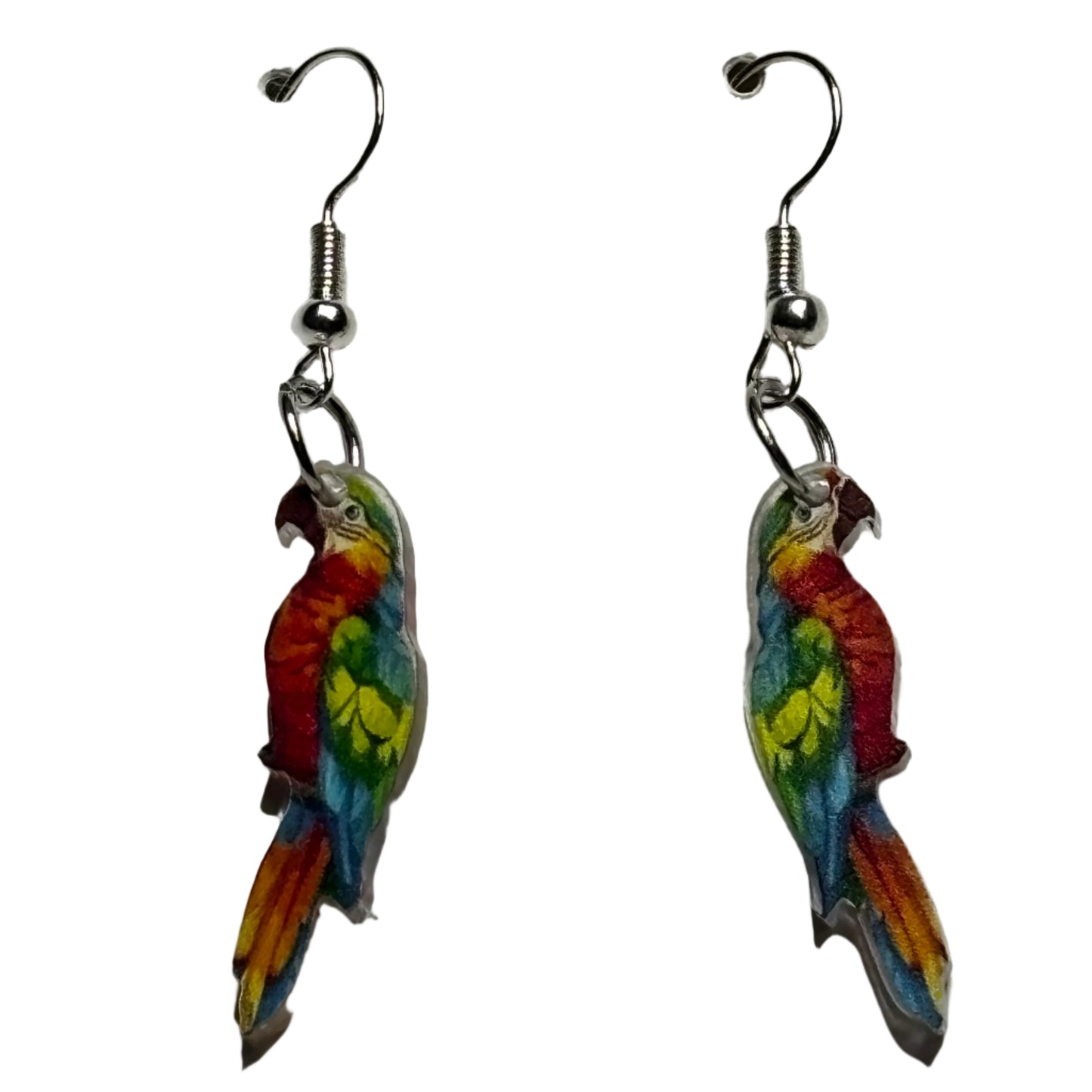 Earrings - Colorful Parrots