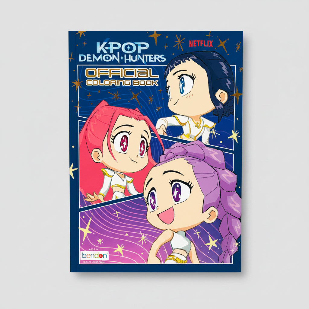 Coloring Book - K Pop Demon Hunters - Netflix