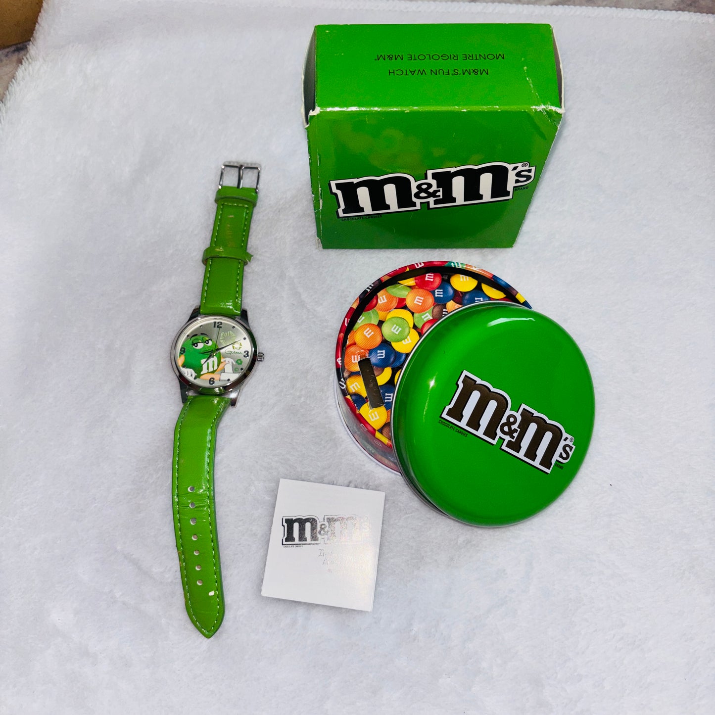 Watch - Collector's Piece - 2008 - M&M Fun Watch - Analog - Green