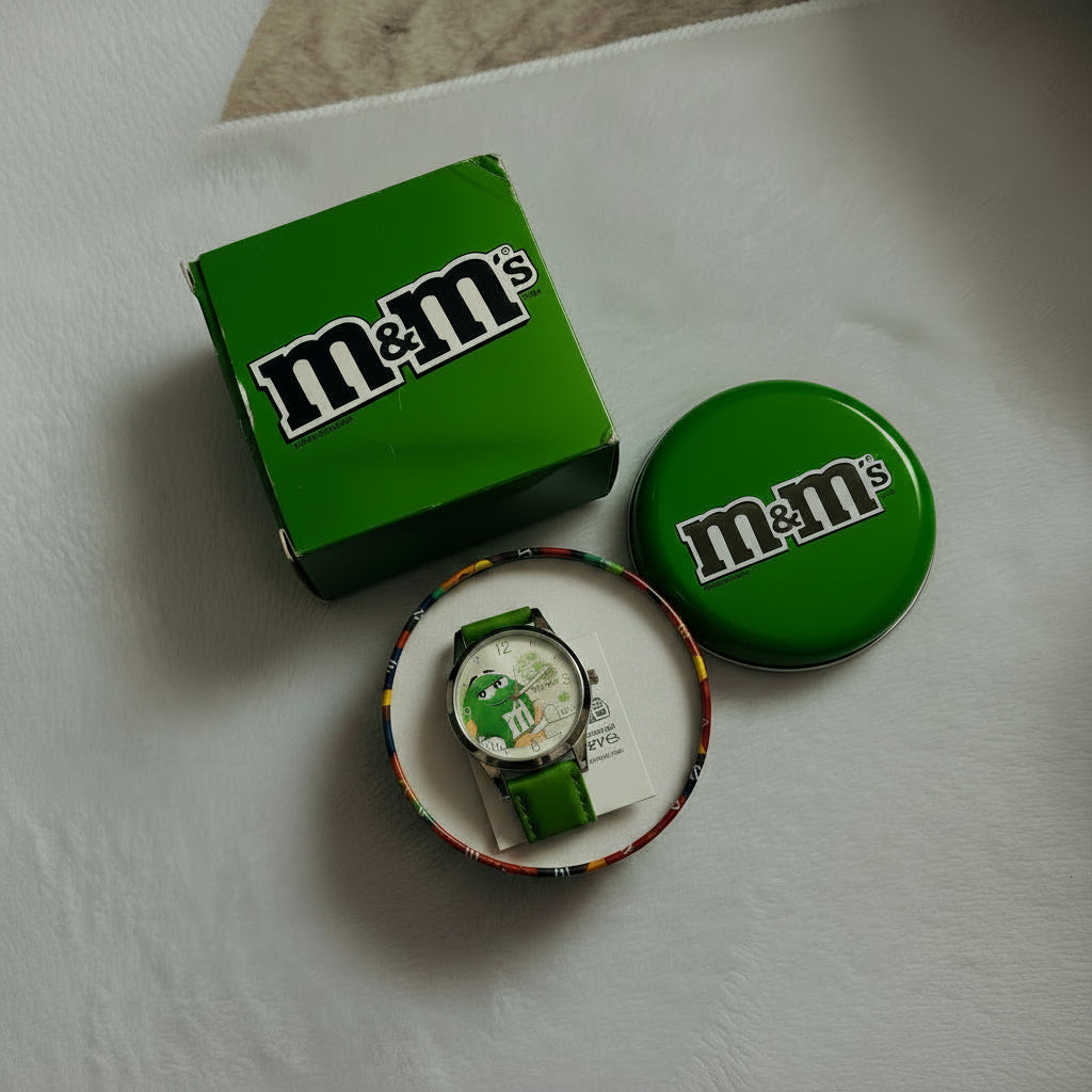 Watch - Collector's Piece - 2008 - M&M Fun Watch - Analog - Green