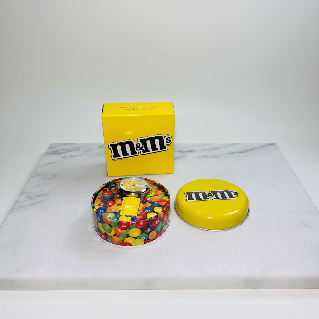Watch - Collector's Piece - 2008 - M&M Fun Watch - Analog - Yellow