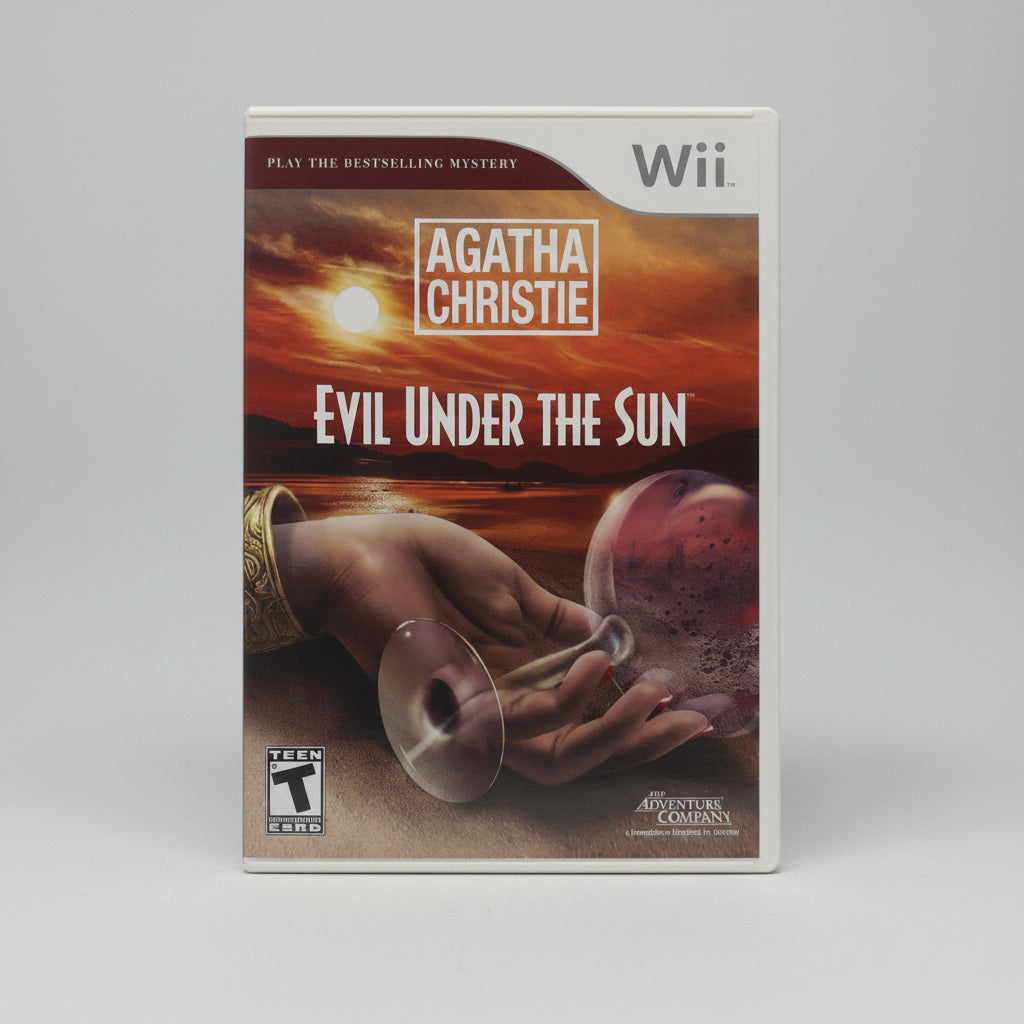 Video Games -Wii - Agatha Christie - Evil Under the Sun - Rated T for Teens