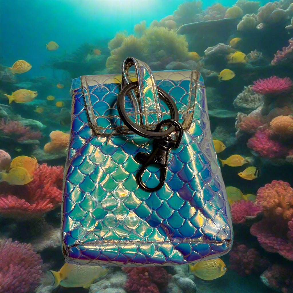 Keychain - Mini Mermaid Backpack - Coin Purse