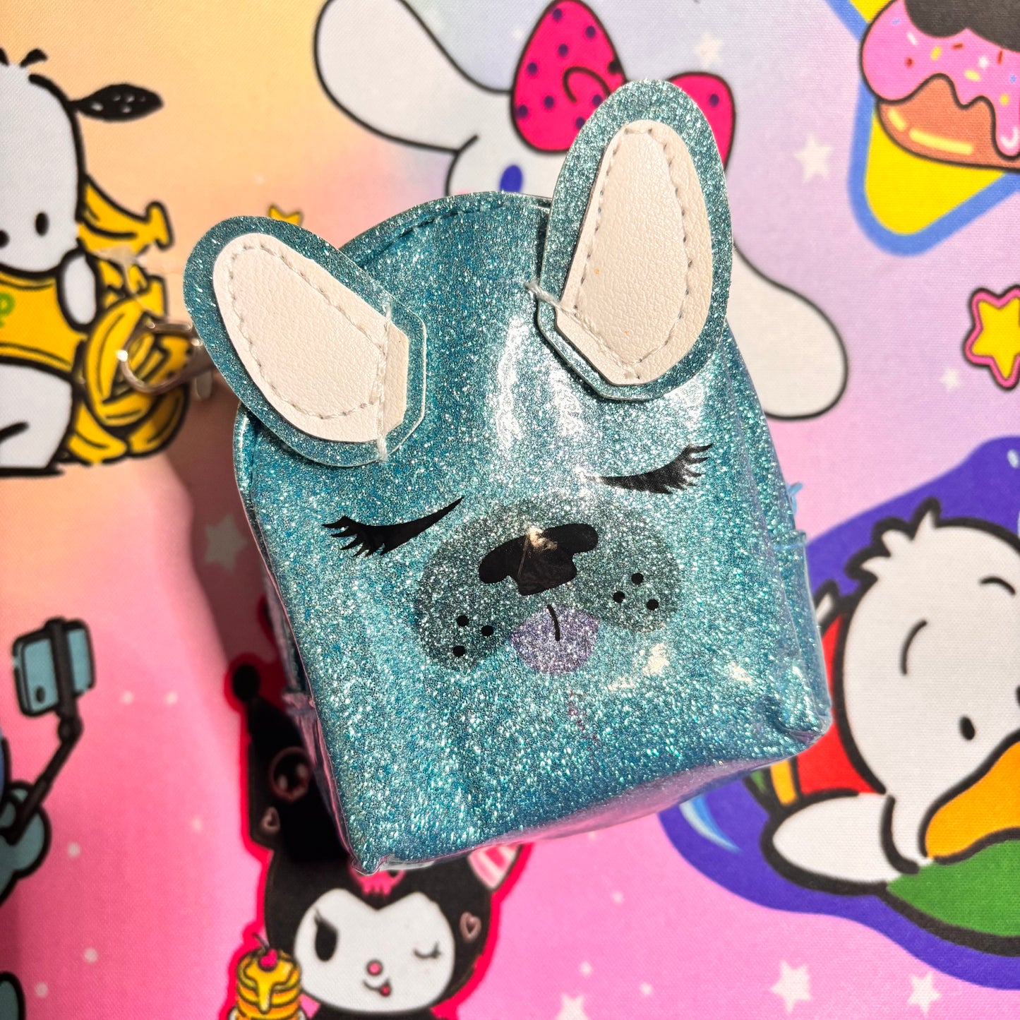 Keychain - Mini Backpack Coin Purse - Dog Face