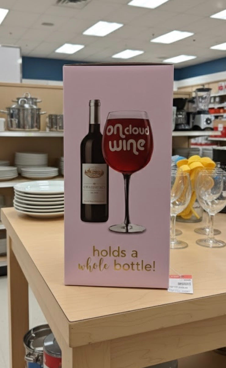 Wine Glass - Novelty - Oversized - XL Glass
