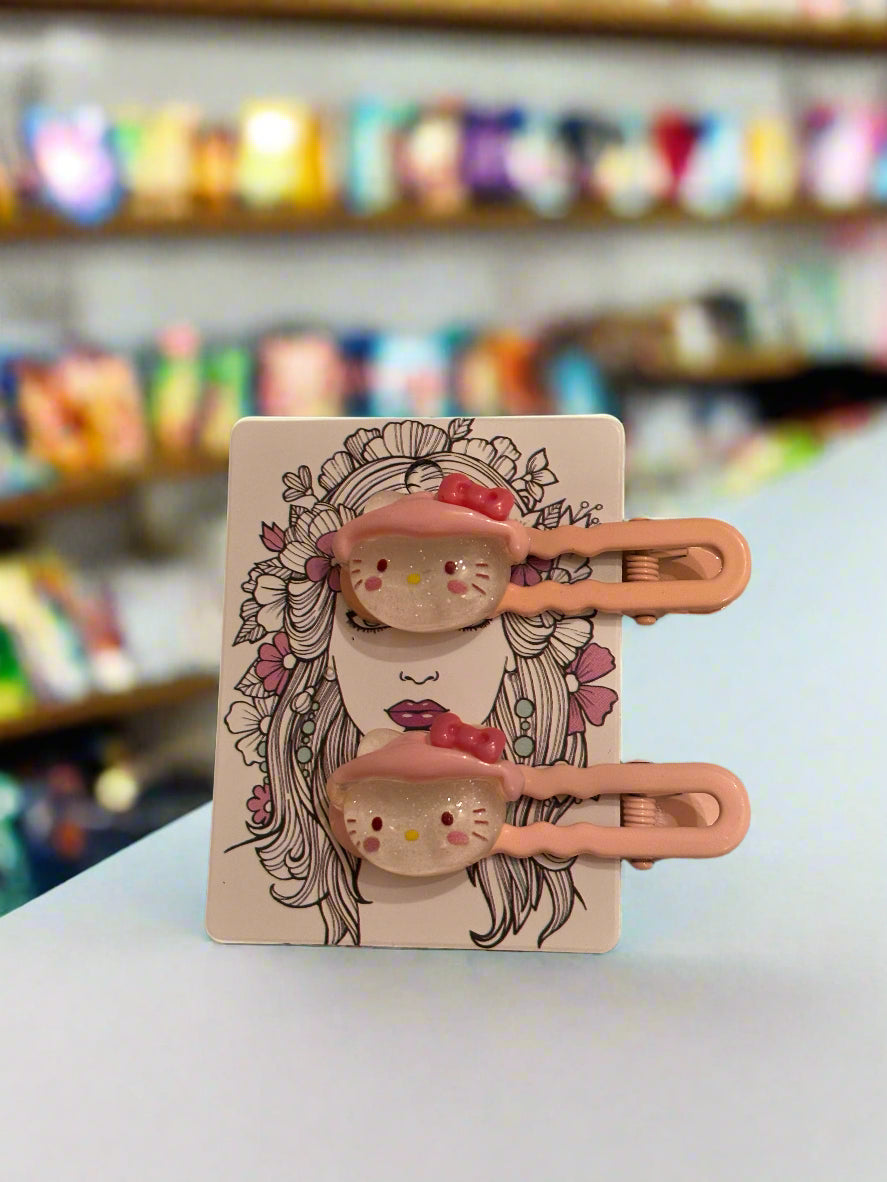 Hair Clips - Hello Kitty - Set of 2