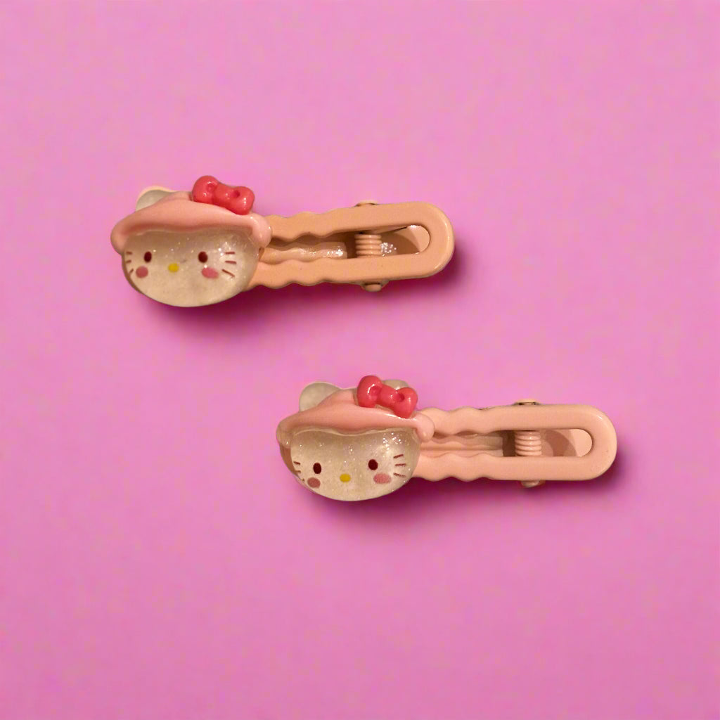 Hair Clips - Hello Kitty - Set of 2