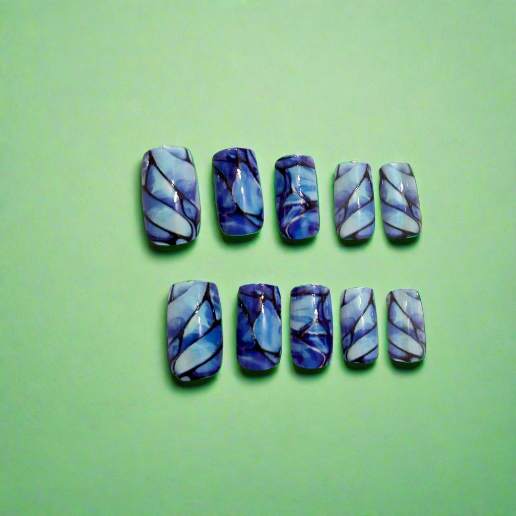 Press on Nails - Big Blue Marble