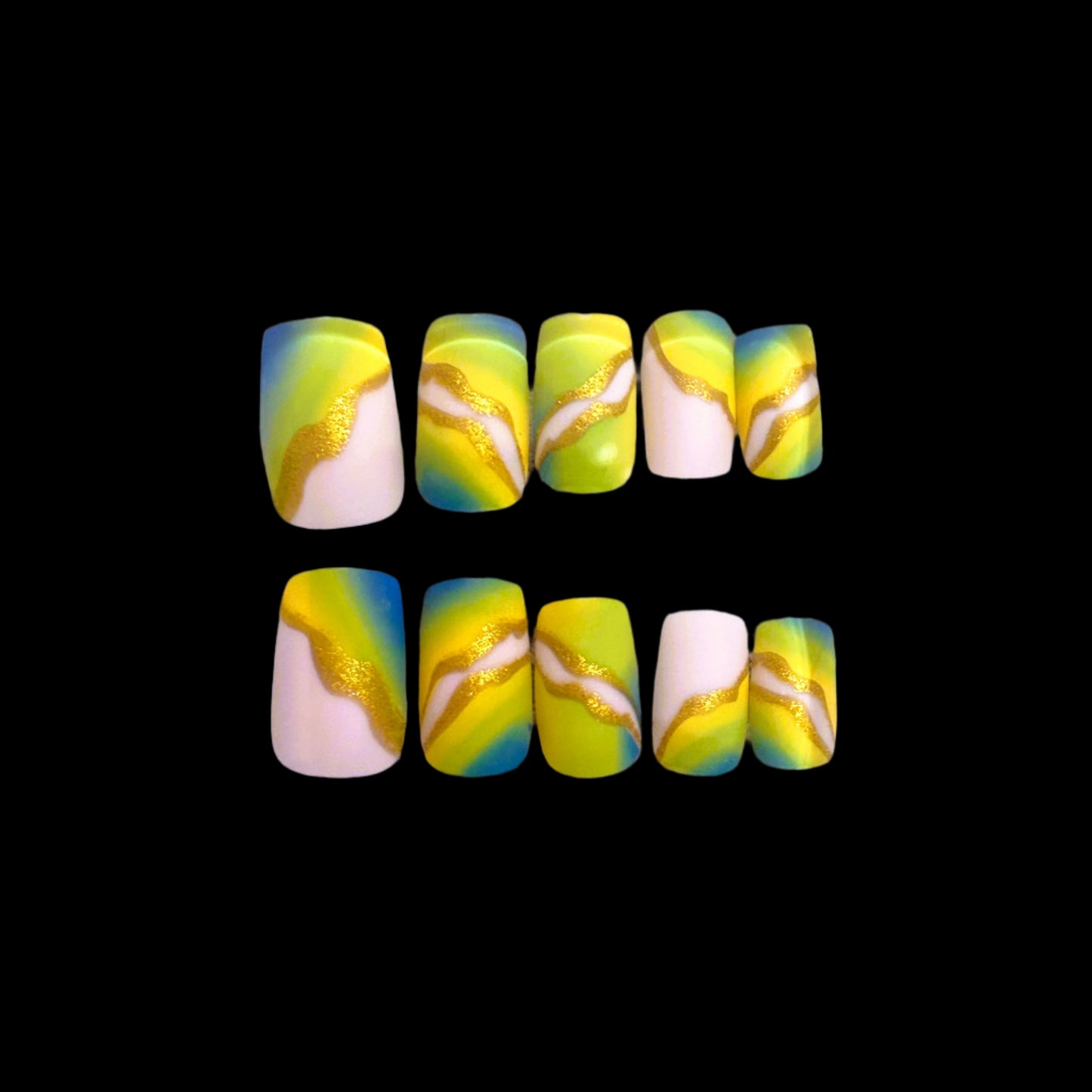 Press on Nails - Pineapple Express