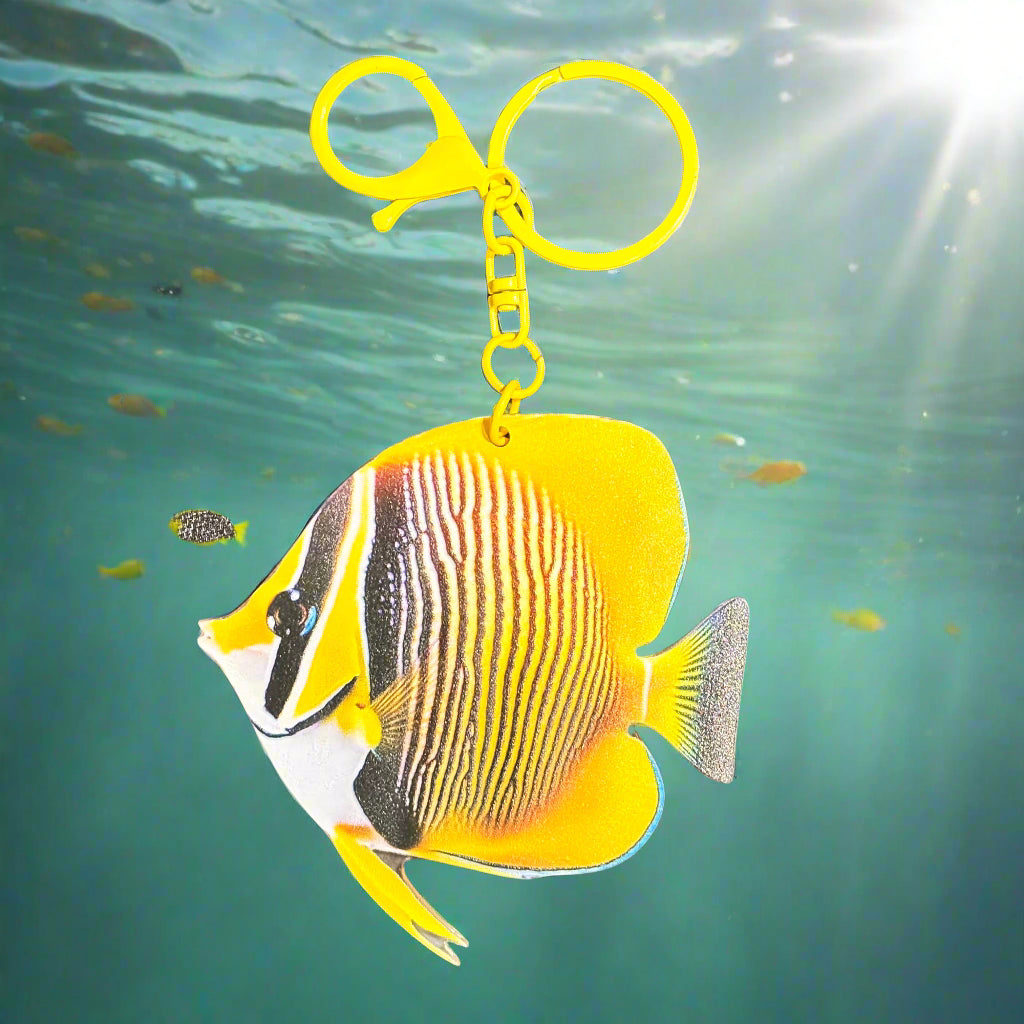 Keychain - Vibrant Exotic Tropical Fish