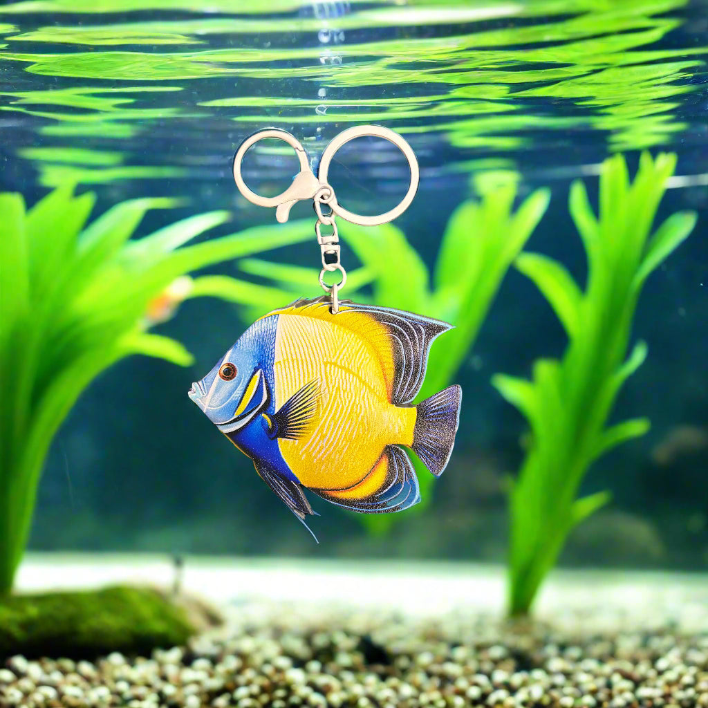 Keychain - Vibrant Exotic Tropical Fish