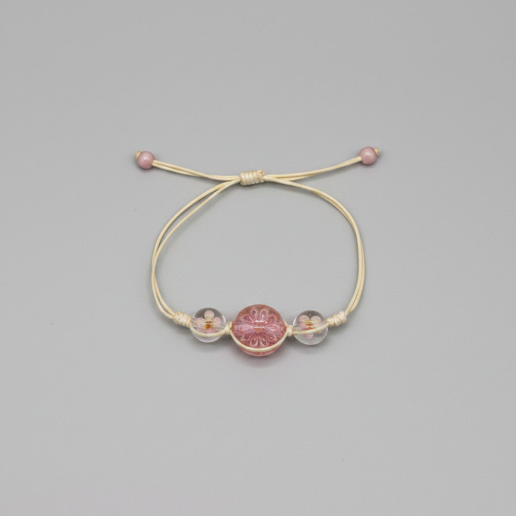 Bracelet - Dried Flower- Resin - Bead