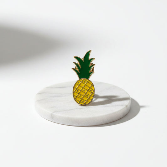 Lapel Pin - Vibrant Pineapple - Enamel