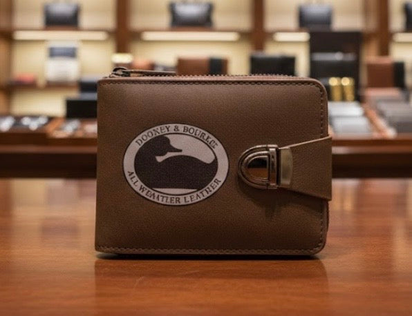 Men's All-Weather Faux Leather Zip Along Wallet