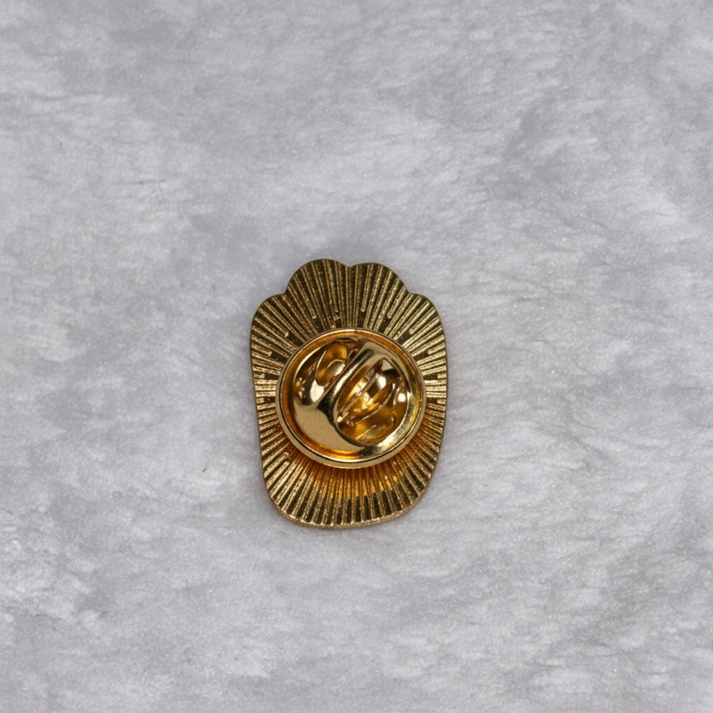 Lapel Pin - White Cat Paw - Enamel