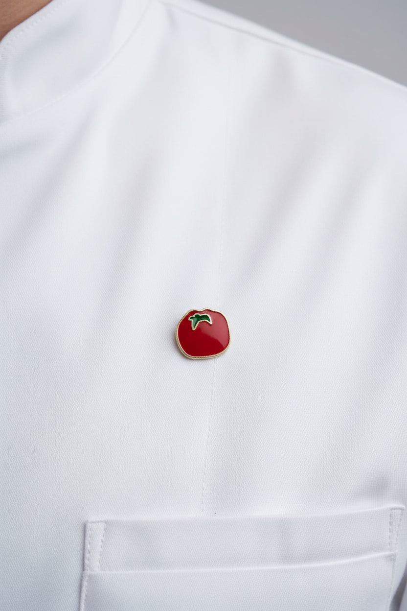 Lapel Pin - Juicy Red Tomato