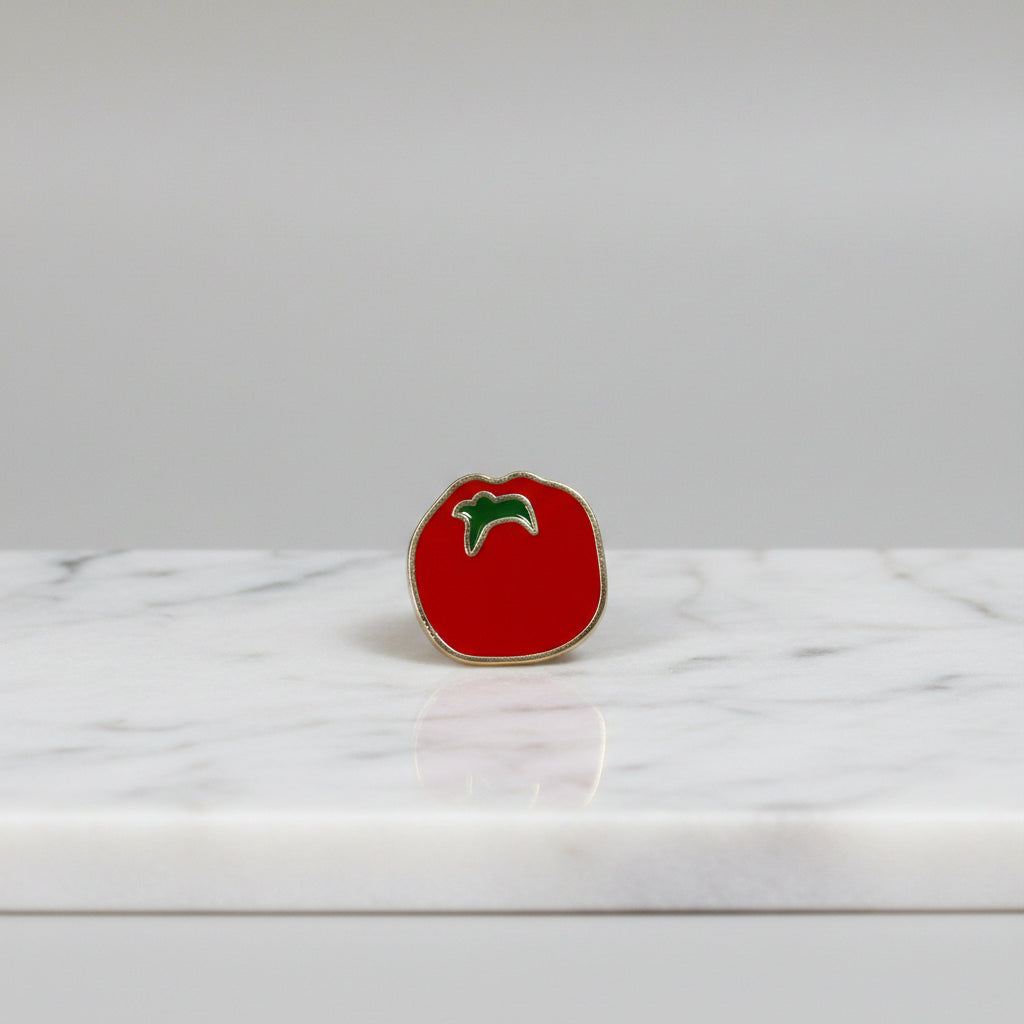 Lapel Pin - Juicy Red Tomato