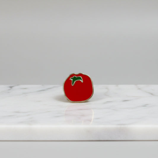 Lapel Pin - Juicy Red Tomato