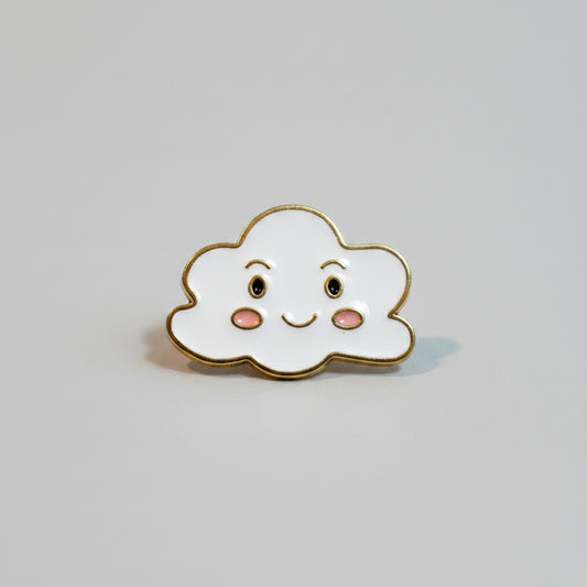 Lapel Pin - Happy Cloud