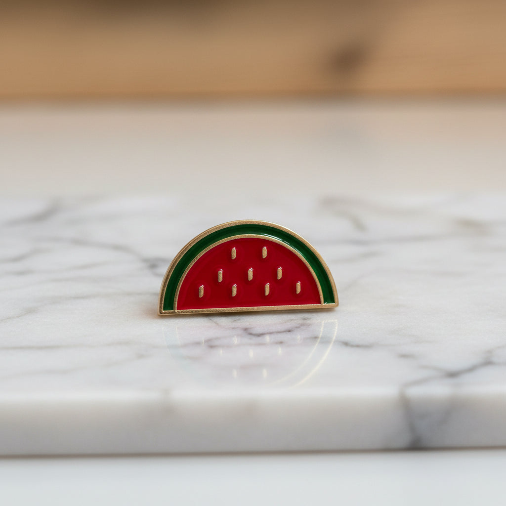 Lapel Pin - Ripe Watermelon Slice