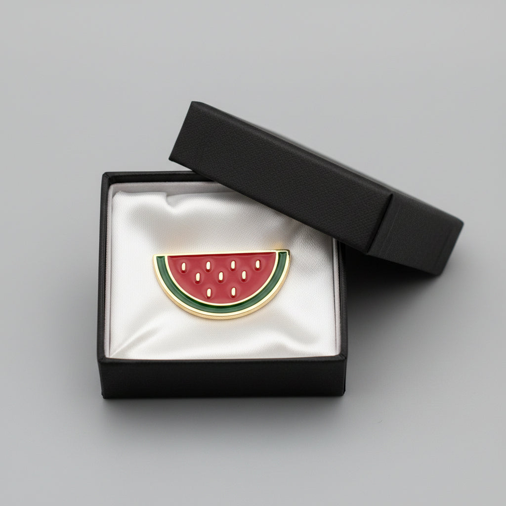 Lapel Pin - Ripe Watermelon Slice