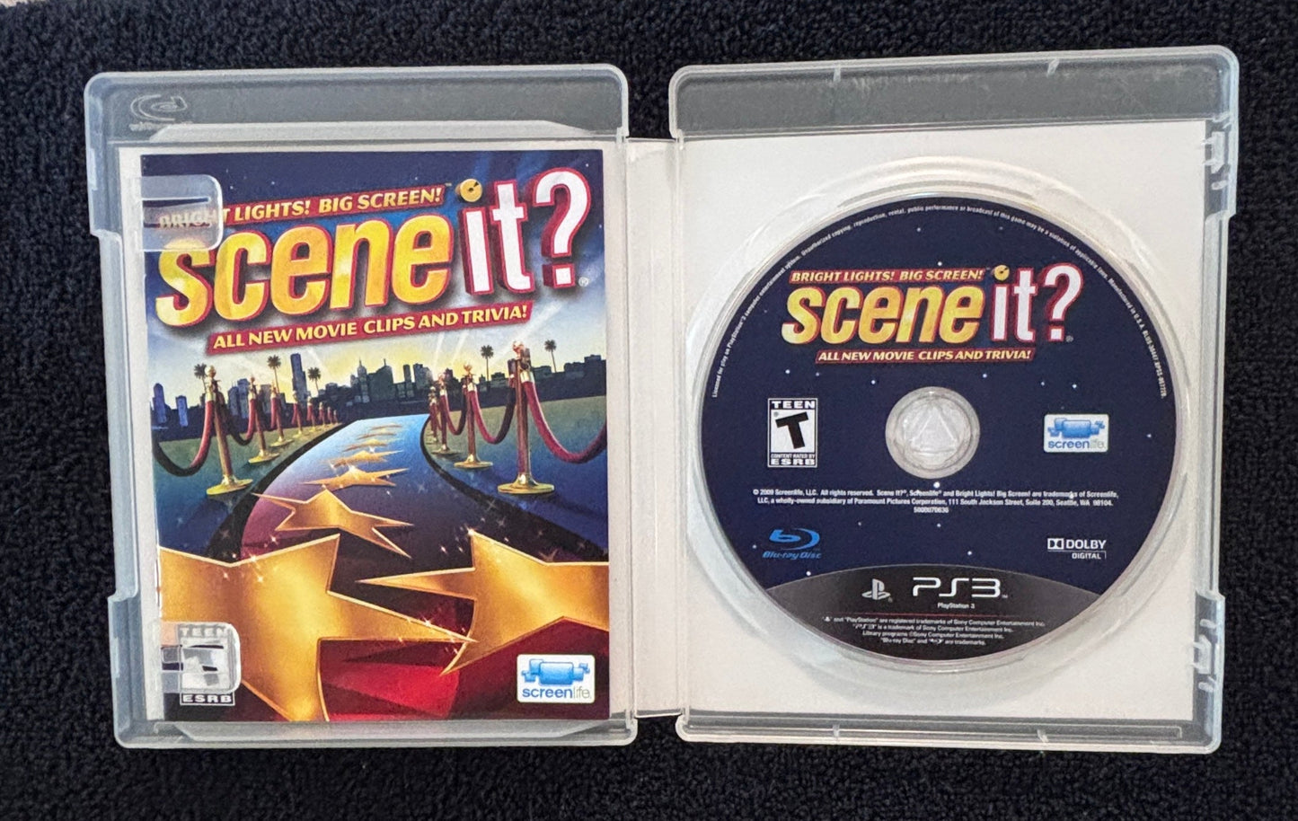 Video Games - Play Station 3 - Scene It? - Bright Lights! Big Screen! - Rated T for Teens