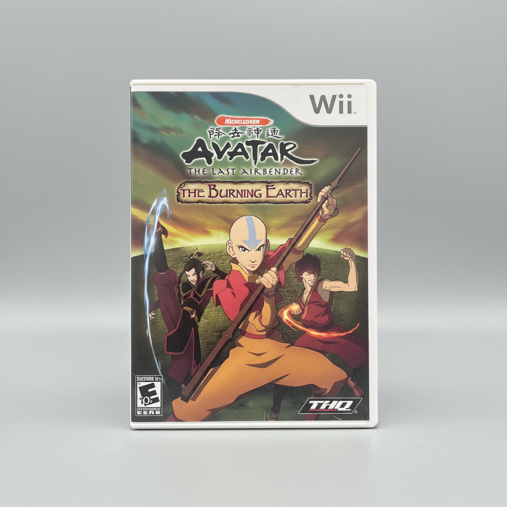 Video Games - Wii - Nickelodeon - Avatar - The Last Airbender - The Burning Earth