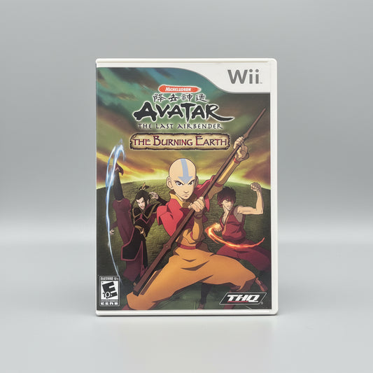 Video Games - Wii - Nickelodeon - Avatar - The Last Airbender - The Burning Earth