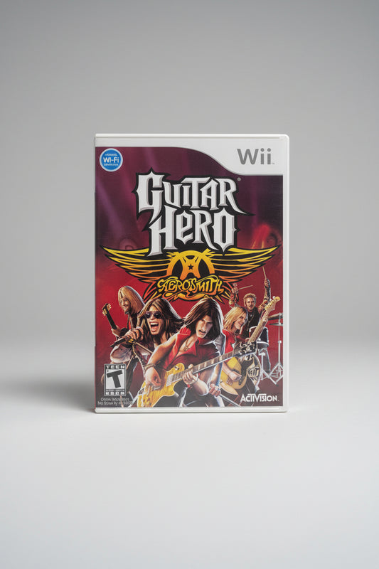 Video Games - Wii - Guitar Hero - Aero Smith - Preowned Very Good Condition