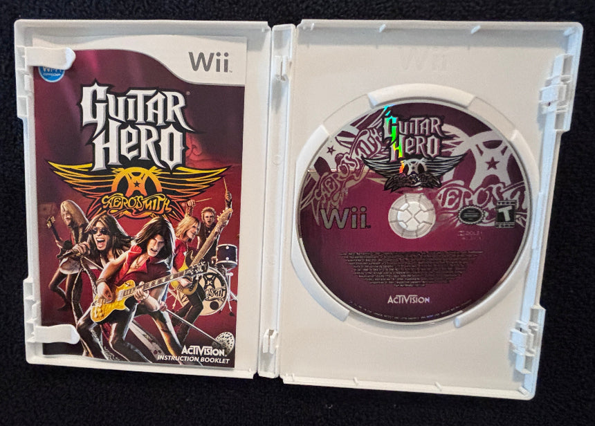 Video Games - Wii - Guitar Hero - Aero Smith - Preowned Very Good Condition