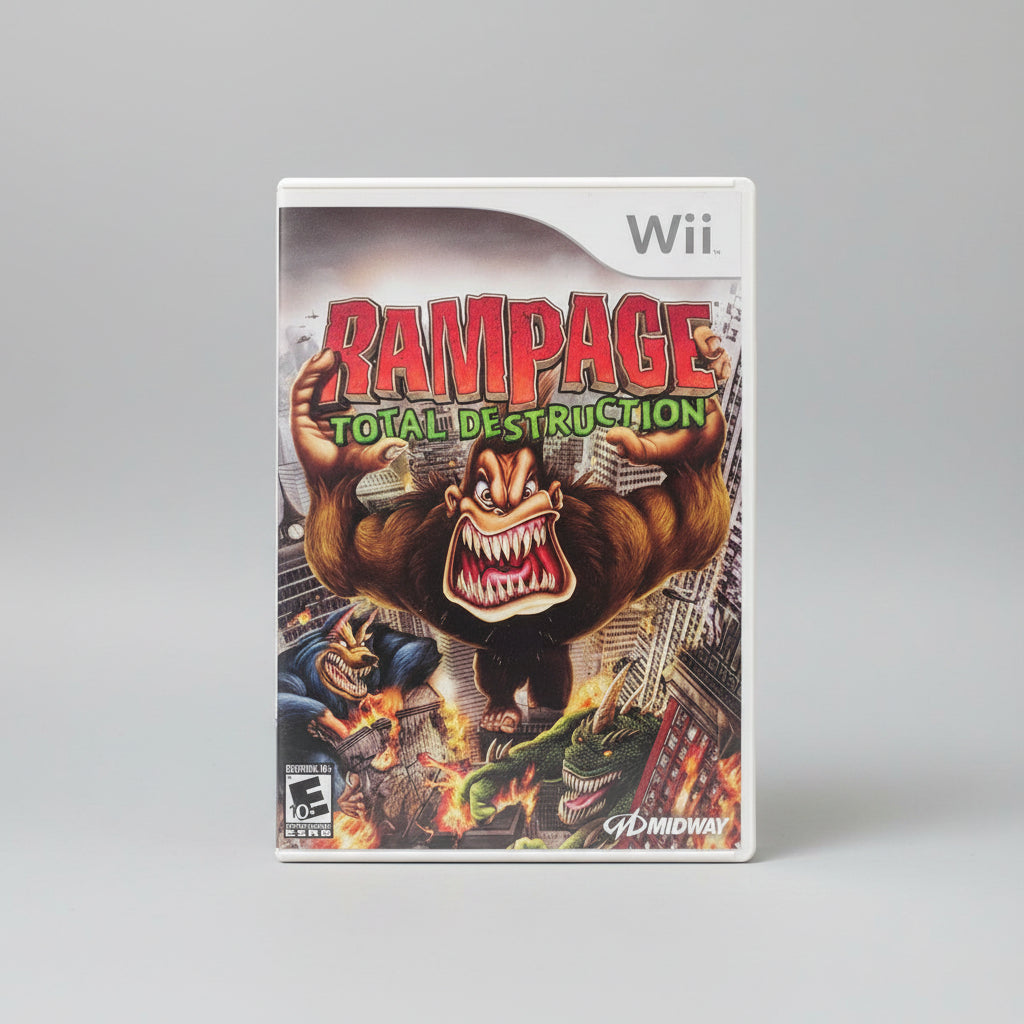 Video Games - Wii - Rampage - Total Destruction - Rated E for Everyone 10+