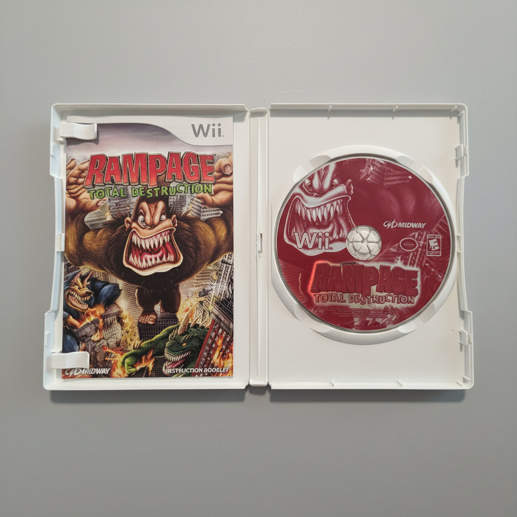 Video Games - Wii - Rampage - Total Destruction - Rated E for Everyone 10+