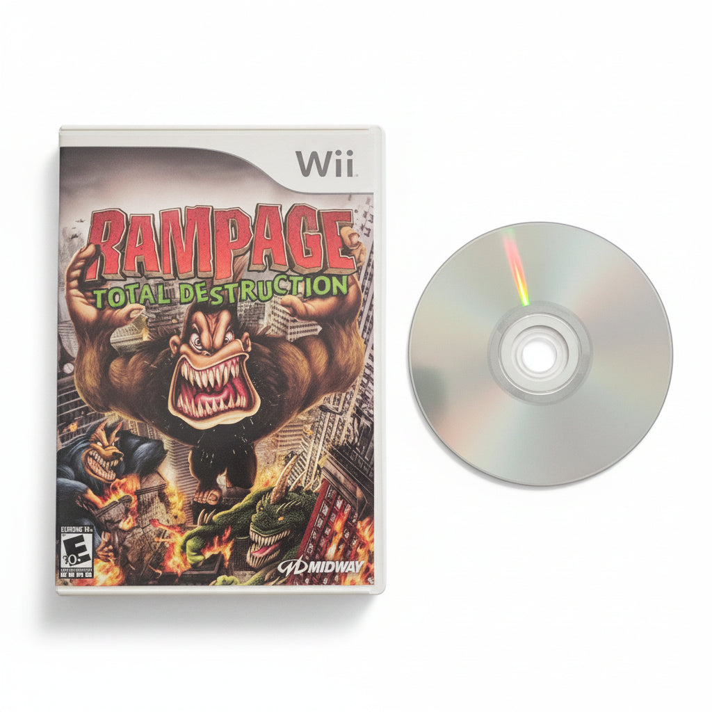 Video Games - Wii - Rampage - Total Destruction - Rated E for Everyone 10+