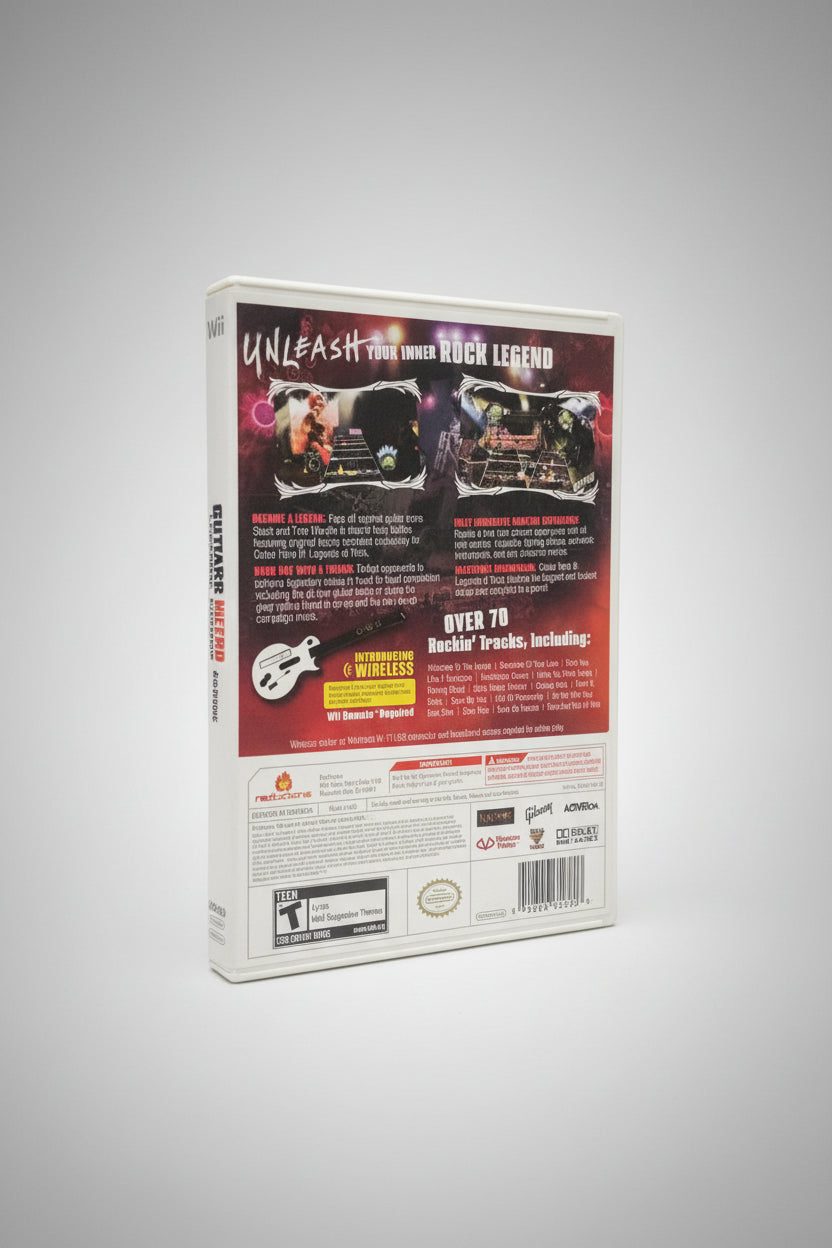 Video Games -Wii - Guitar Hero III - Legends of Rock - Rated T for Teens