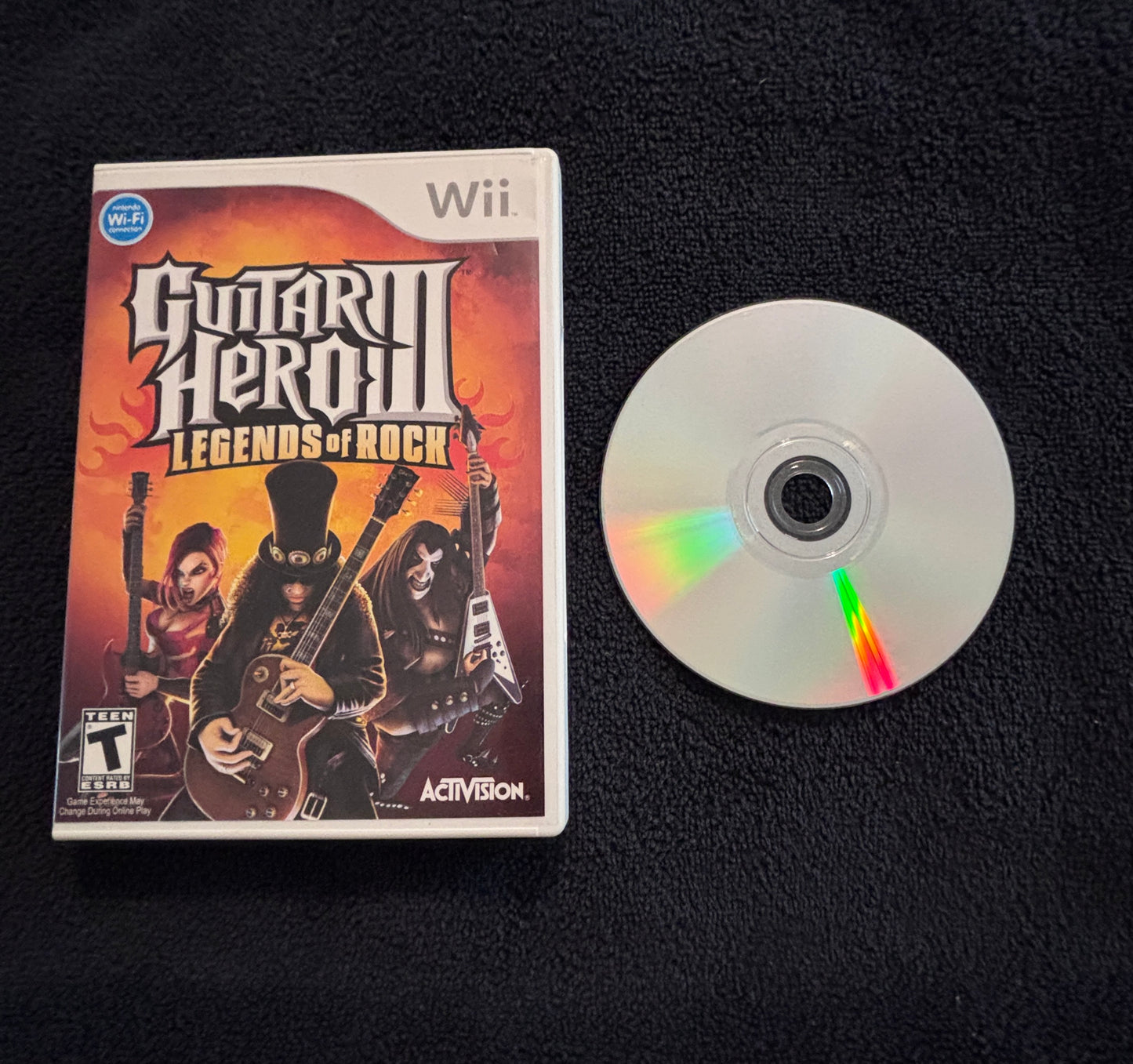 Video Games -Wii - Guitar Hero III - Legends of Rock - Rated T for Teens