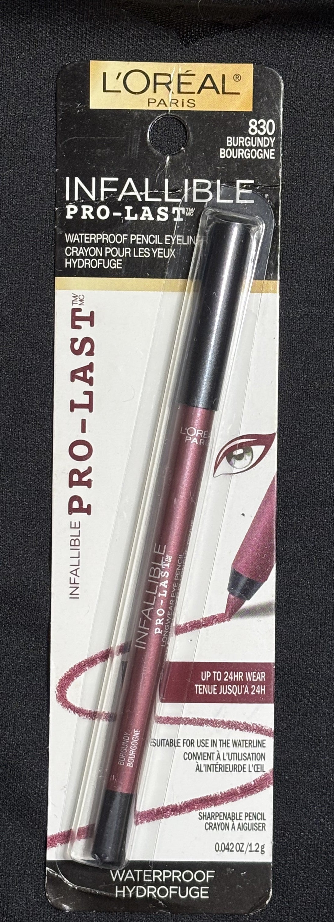 Eyeliner - Infallible Pro Last - Waterproof - #830 Burgundy - Loreal