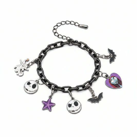 Jewelry Set - Disney - Tim Burton's - The Nightmare Before Christmas - Charm Bracelet Set