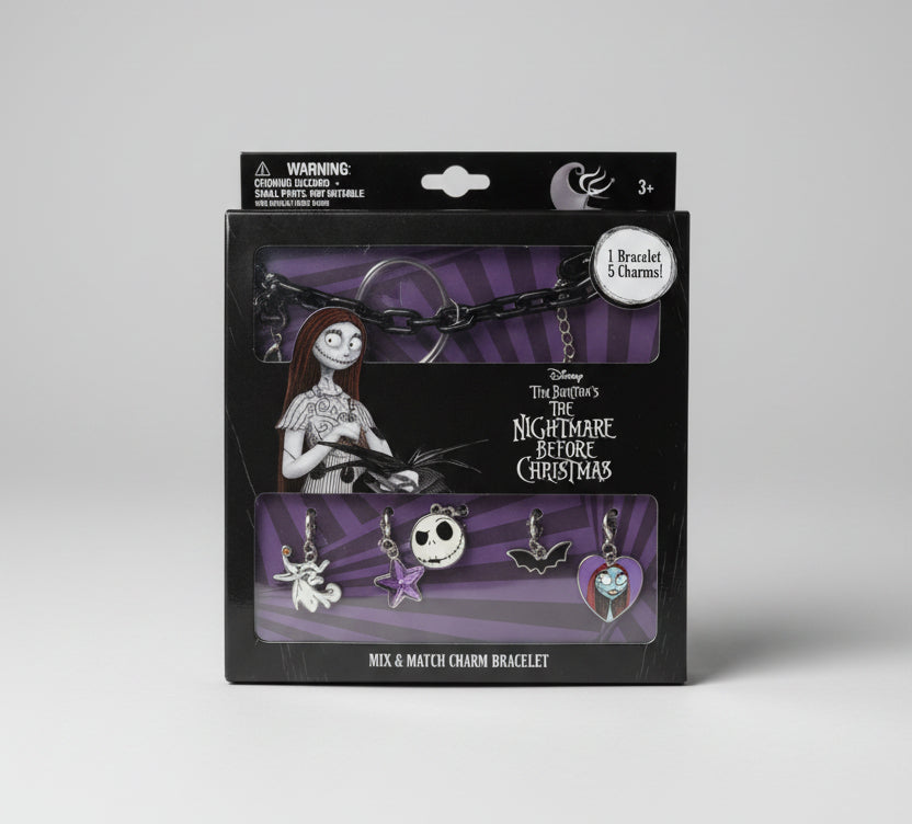 Jewelry Set - Disney - Tim Burton's - The Nightmare Before Christmas - Charm Bracelet Set