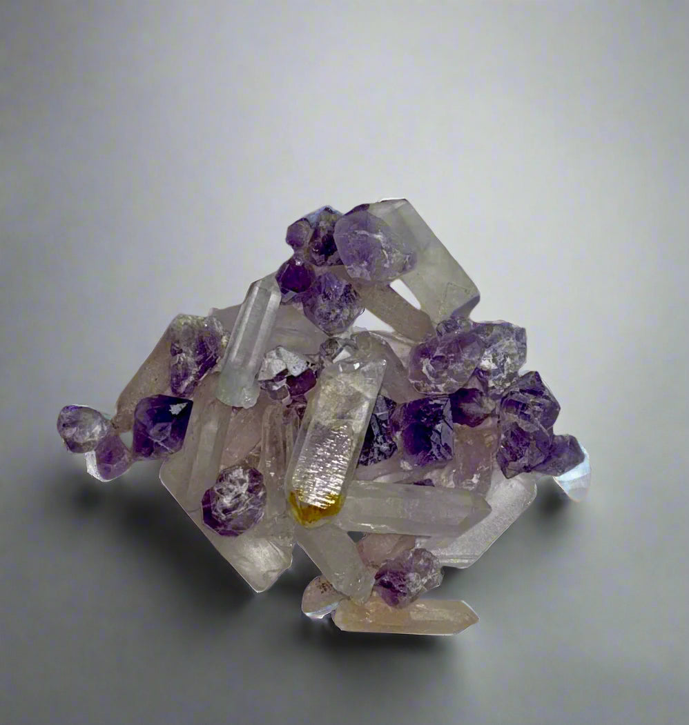 Crystals - Amethyst and Clear Quartz